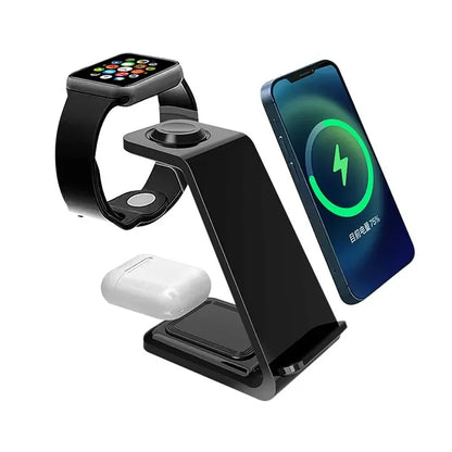 3-in-1 Wireless Charging Dock for iPhone & Apple Devices