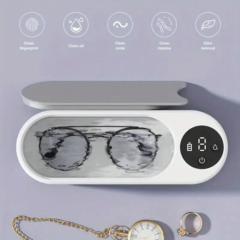 High-Efficiency Ultrasonic Cleaner for Jewelry & Glasses